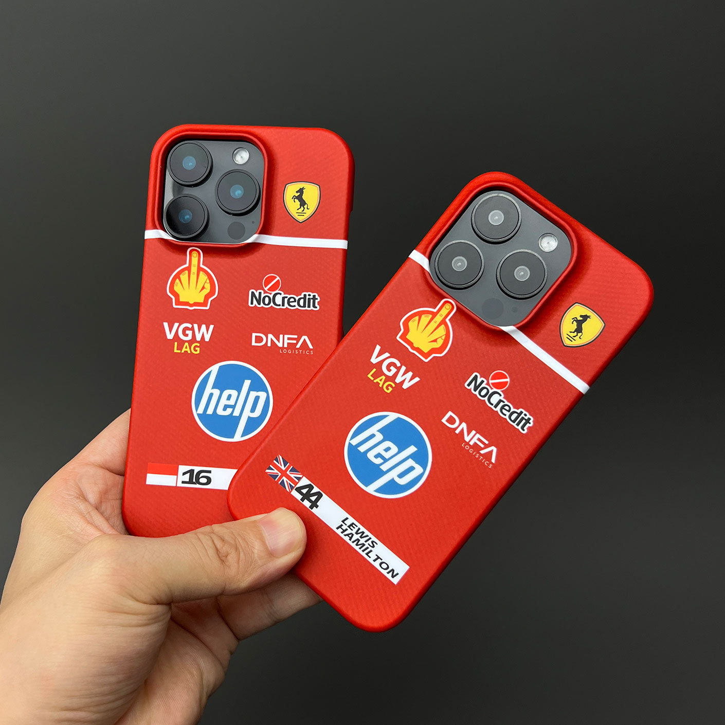 Lewis Hamilton Ferrari Parody Race Suit Phone Case ?¡ìC Satirical ???HELP??¨¤ Edition (for iPhone)